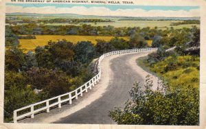 On the Broadway of American Highway postcard