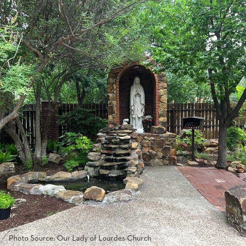 Our Lady of Lourdes Prayer Garden