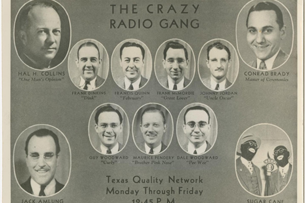 Flyer for the Crazy Radio Gang Flyer for the Crazy Radio Gang