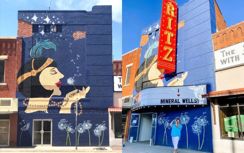 Flapper Girl Mural