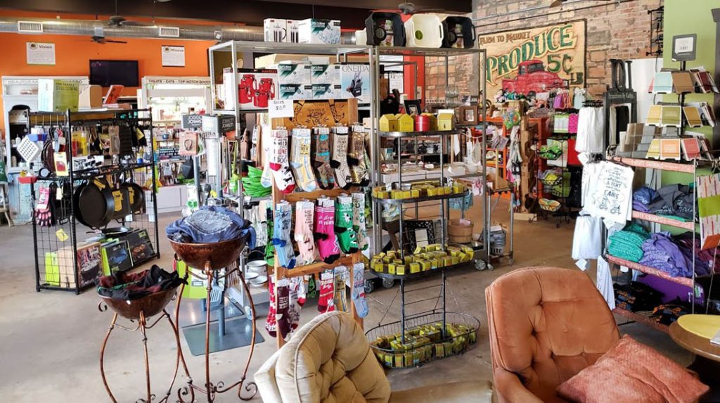 Brazos Market and Bistro store interior
