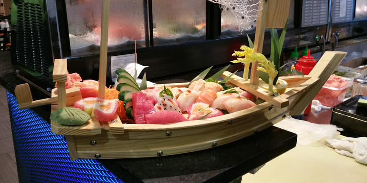 Sushi Boat at Ichiban Asian Fusion