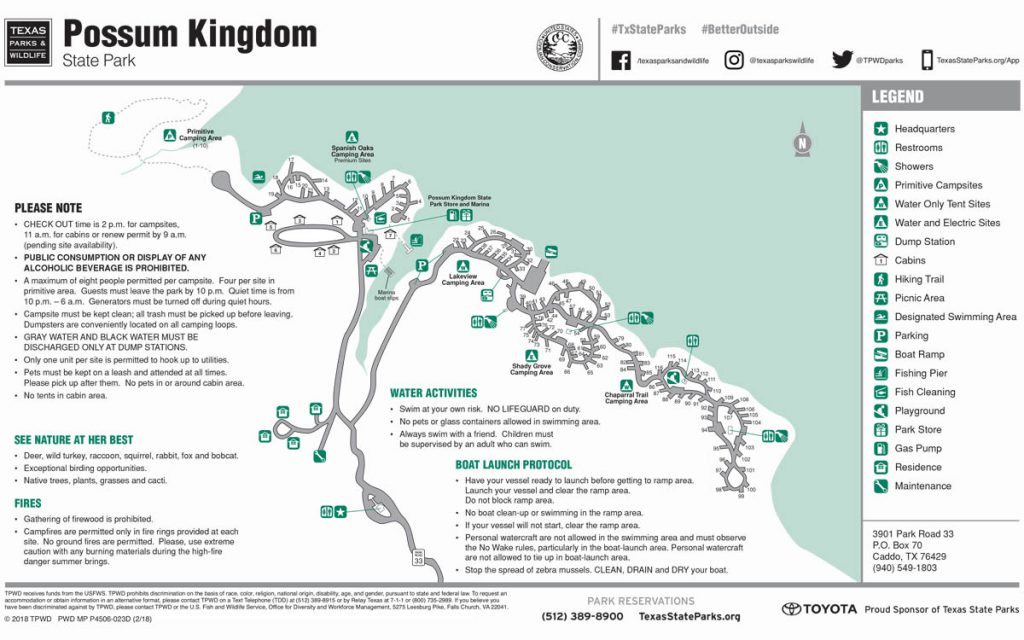 Possum Kingdom State Park Visit Mineral Wells