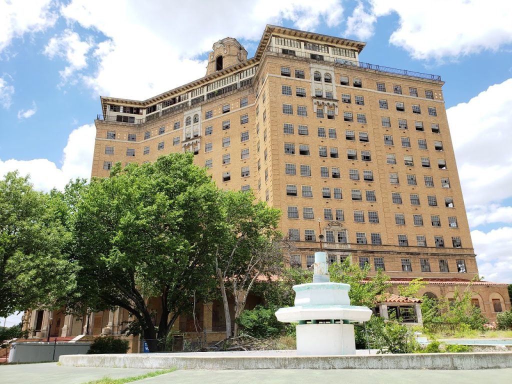 The Baker Hotel view form pool area
