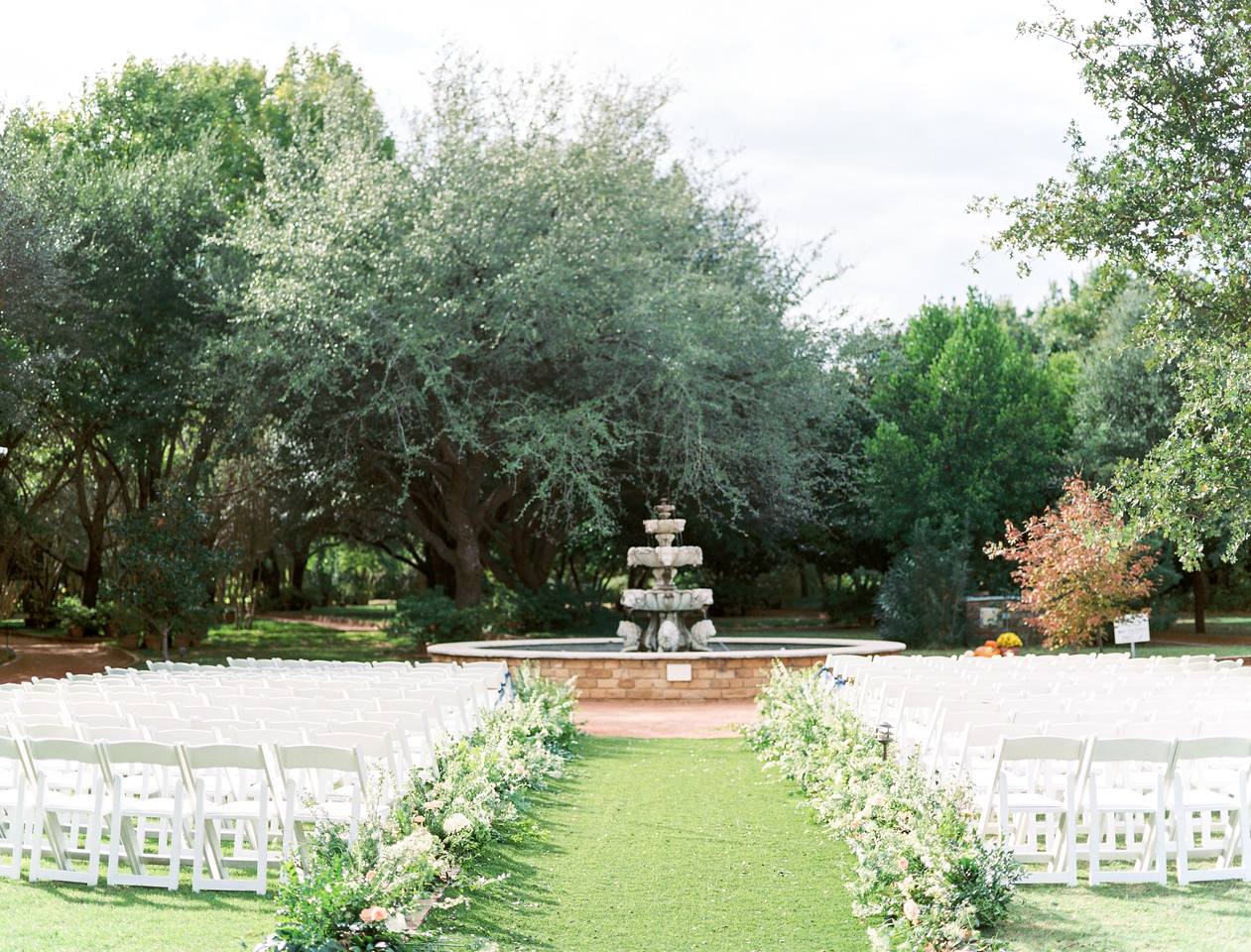 Wedding set up with chairs- Photo Credit: Ben-Q.-Photography