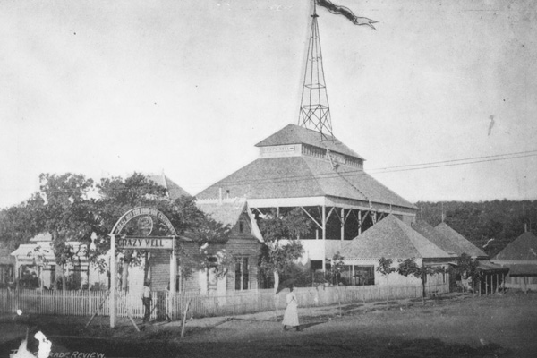 Historical photo of Crazy Well Drinking Pavilion 